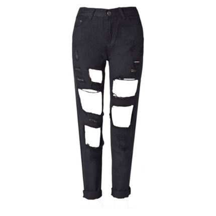 Women Ripped Jeans femme Plus Size Casual Denim Pants