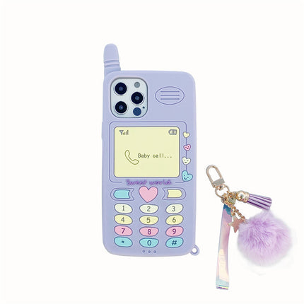 Purple Big Brother Big Silicone Phone Case Full Silicone Case