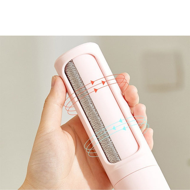 2-1 Reusable Pet Brush Lint Roller Portable Effective Self Cleaning Tool for Cat Dog Fur Hair Dust Removal Brush