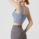Shockproof Gathered Sports Underwear with Beautiful Back