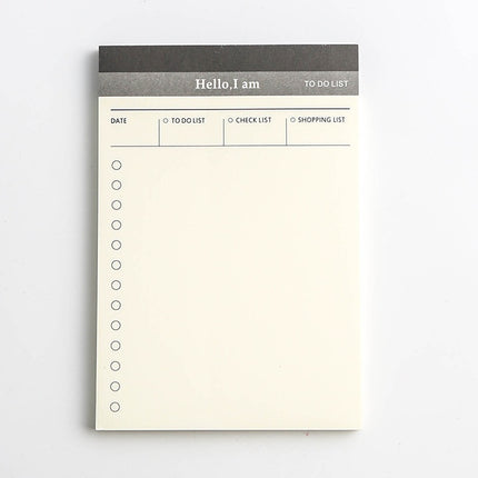 Business Day Planner, Notepad, Tear Pad, Office Desk Agenda Memo