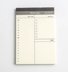 Business Day Planner, Notepad, Tear Pad, Office Desk Agenda Memo