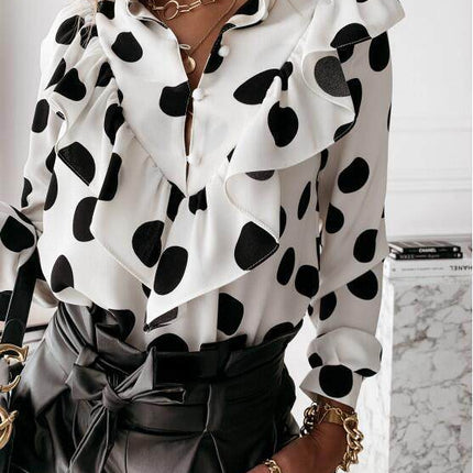 Women Blouses Long Sleeve Shirt Casual Tops