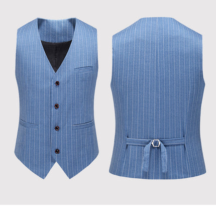 Men's Suits New Large Size Suit Wedding Suit Business Casual Blue Wedding Korean Slim Dress