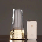 Nordic Modern Minimalist Light Luxury Carved Ground Glass Vase Decoration Table Flower Arrangement Hydroponic Flower Device