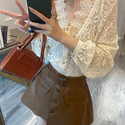 Blouses Women Classy Temperament Elegant Korean Fashion Clothing