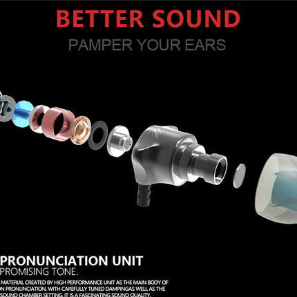 DM7 headphones in-ear bass