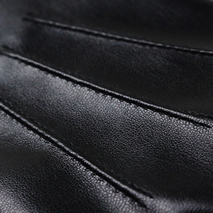 Cycling Leather Half-Finger Gloves For Men And Women Imitation Leather Half Leaky Fingerless Outdoor Fitness Non-Slip Driving