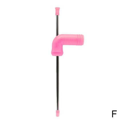 Beer Snorkel Straw Beer Pipe Funnel Double Snorkel Drinking Beer Bar Tools Holiday Party Supplies