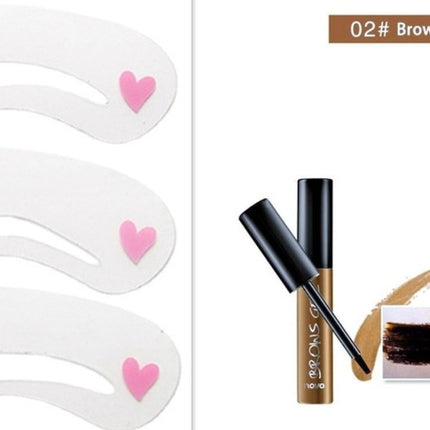 Peel Off Brown Black Eye Brow Tattoo Tint Waterproof Long-lasting Professional Eyebrow Gel Cream Masc Eye Makeup Cosmetics