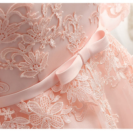 New Spring And Autumn Wedding Mid-Length Banquet Evening Dress In Sleeves For Girlfriends And Bridesmaid Dresses