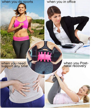 Lumbarx Waist Support For Men And Women Neoprene Waist Belt Unisex Lower Back Support Brace Gym Fitness Belt Weight Loss 2 orders
