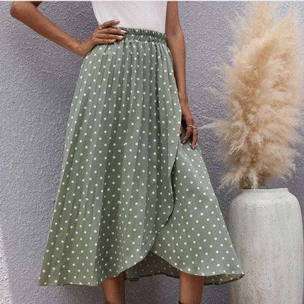 Spring Summer Chiffon Long Skirt Women