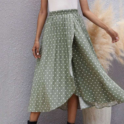 Spring Summer Chiffon Long Skirt Women