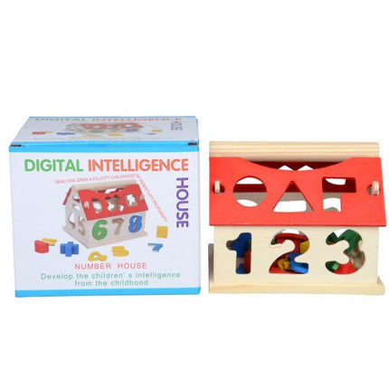 Children's building block toys, educational digital house toys