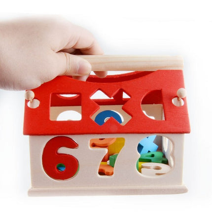 Children's building block toys, educational digital house toys