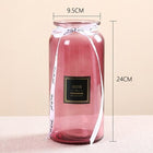Mini Straight Transparent Glass Vase Ornaments Flower Arrangement Hydroponic Vase