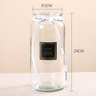 Mini Straight Transparent Glass Vase Ornaments Flower Arrangement Hydroponic Vase