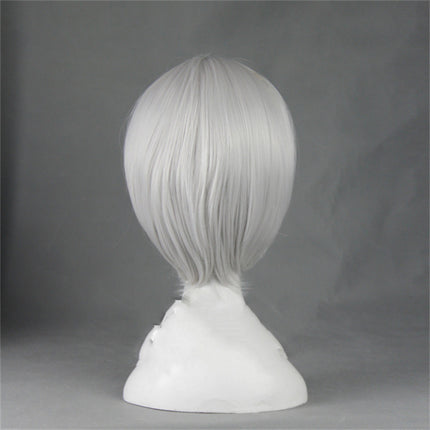 Broad Silk Vitality Girl White Short Hair Cosplay Wig