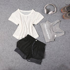 White gray black