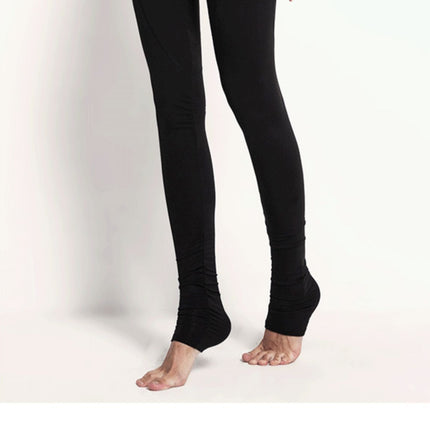 COLORVALUE Excellent Quality Tummy Control Gym Leggings Black Stirrup Leggins Sport Women Fitness High Waist Yoga Pants