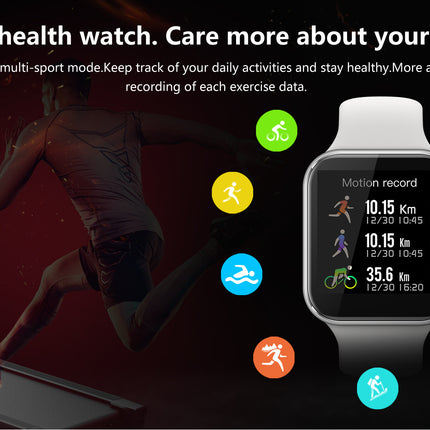 Smart Watch Men's Full Touch Fitness Bracelet IP67 Waterproof P8 SE GTS