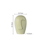 New Creative Nordic Modern Simple Personality Decoration Face Ceramic Vase Home Decorative