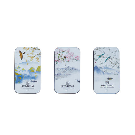 Fuyu Deodorant Body Skin care lotion Portable Solid Skin care lotion Student Pocket Card Perfume