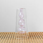 Retro Stained Glass Vase Gourd Hydroponic Flower Plant