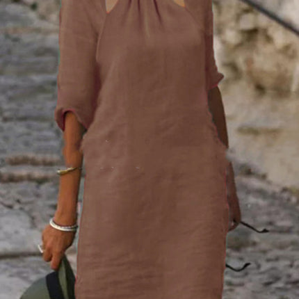 Plus Size Fashion Temperament Dress