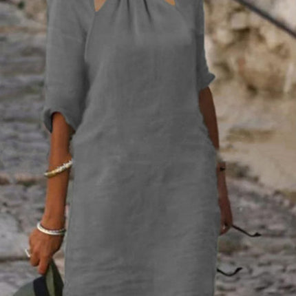 Plus Size Fashion Temperament Dress