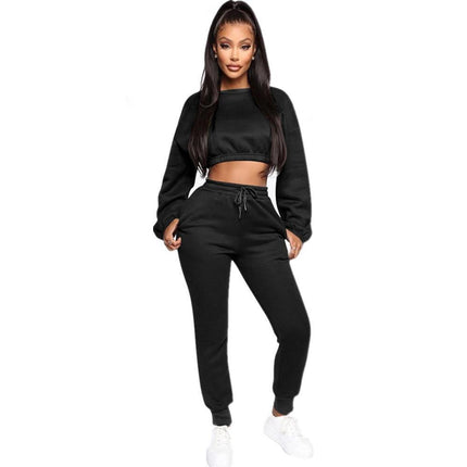 Hoodies Tops Pants Trousers Two Piece Set