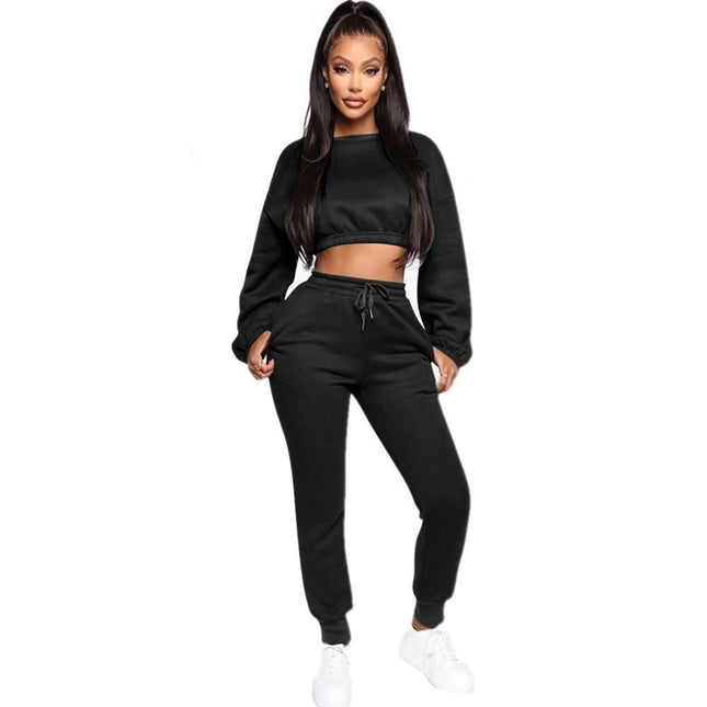 Hoodies Tops Pants Trousers Two Piece Set
