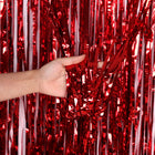 PET Bright Rain Silk Curtain Photo Background Wall Decoration