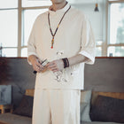 Summer New Chinese Style Suit Men