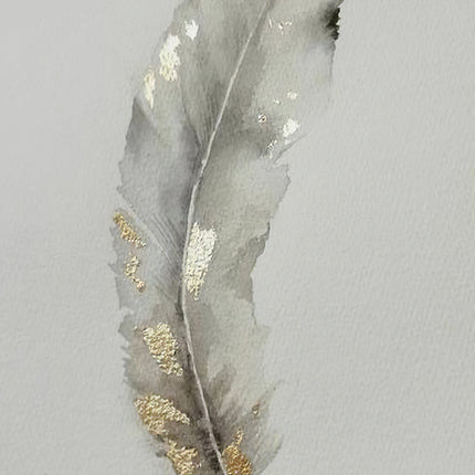 Feather Hanging Wall Art Painting Living Room Background Wall