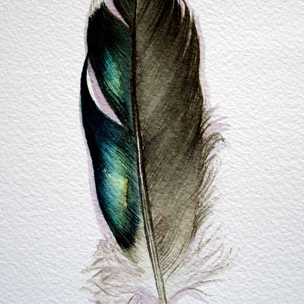 Feather Hanging Wall Art Painting Living Room Background Wall