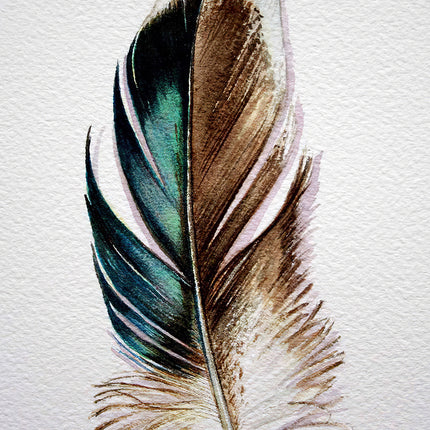 Feather Hanging Wall Art Painting Living Room Background Wall