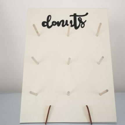 Wooden Donut Holder Wedding Supplies Decoration Birthday Party