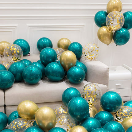 Happy Birthday Blue Balloon Boyfriend Surprise Party Decoration Party Romantic Scene Layout Background Wall Supplies