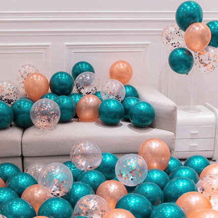 Happy Birthday Blue Balloon Boyfriend Surprise Party Decoration Party Romantic Scene Layout Background Wall Supplies