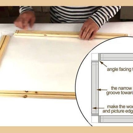 Brand Picture Frames Wall Photo Frame Natural Wood Poster Frame DIY Factory Provide Canvas Painting Wall Frame cornici per foto