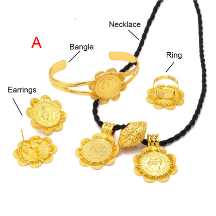 Gold Jewelry Set Indian Wedding Accessories