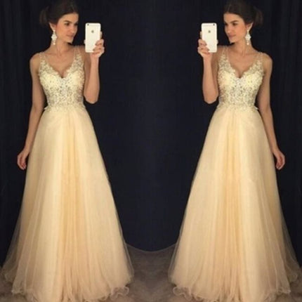 Lady Lace Dresses Evening Gown Wedding