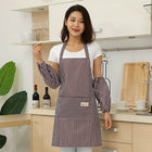 Peach Skin Fabric Cloth Stain-resistant Apron Set