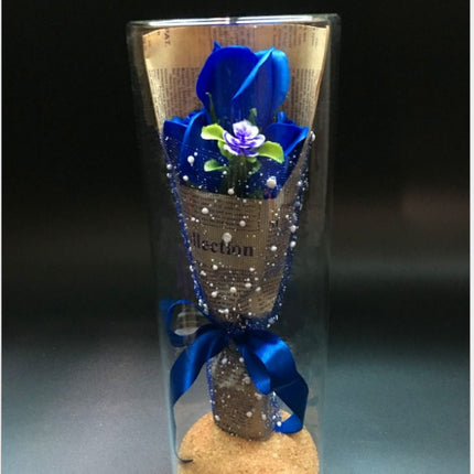 Permanent Flower Cylinder Cork Glass Vase Wish Dry Flower Diy Vase Desktop Decoration