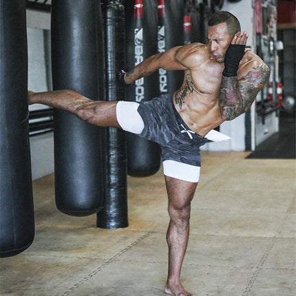 Summer Running Shorts Men 2 in 1 Sports  Shorts