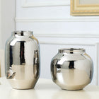 TV cabinet wine cabinet vase silver flower flower arrangement