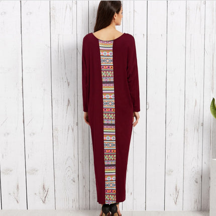 Long sleeve plus size dress