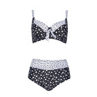 Retro wave dot bikini